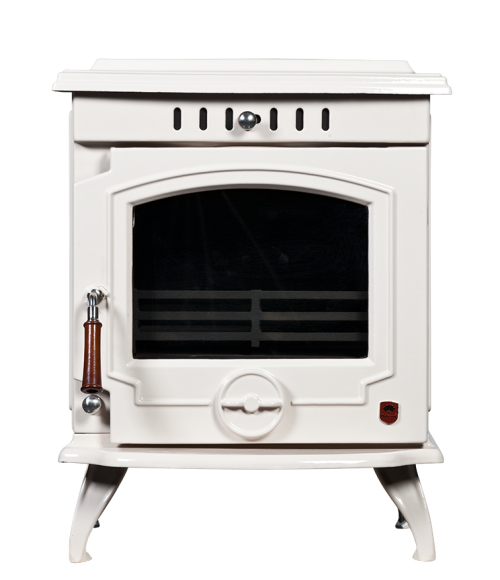 Mulberry Yeats Cream Enamel Front View Mulberry Stoves