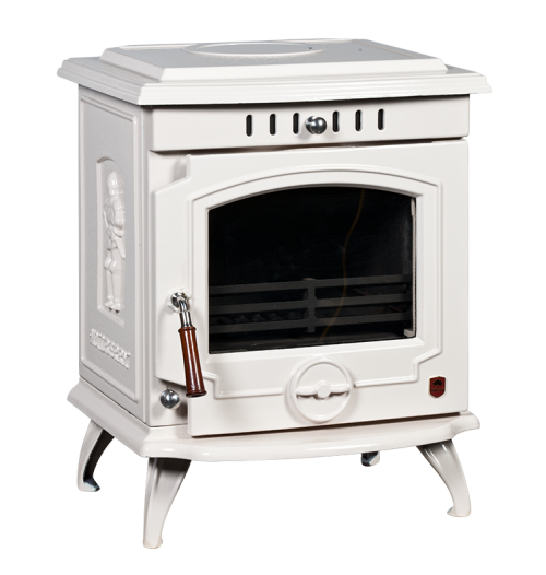 Mulberry Yeats Cream Enamel Side View Mulberry Stoves
