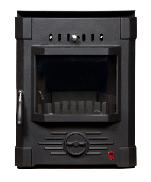 Mulberry Stoker Insert Matt Black Front View Mulberry Stoves