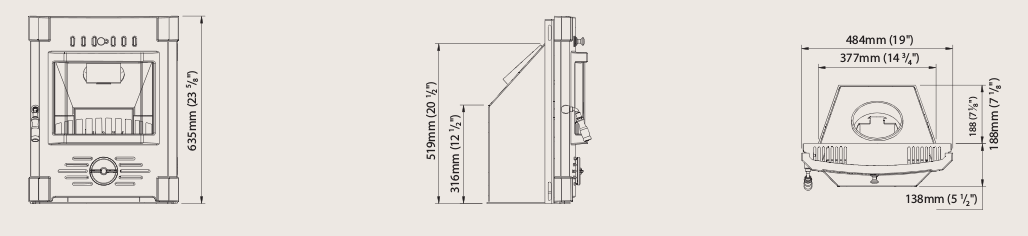 Stoker Insert Non Boiler 6.5KW Stove – Mulberry Stoves